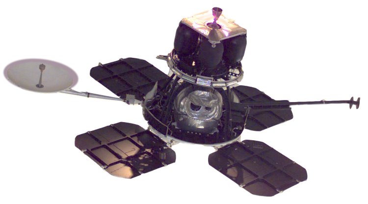 Une sonde Lunar orbiter (source NASA).