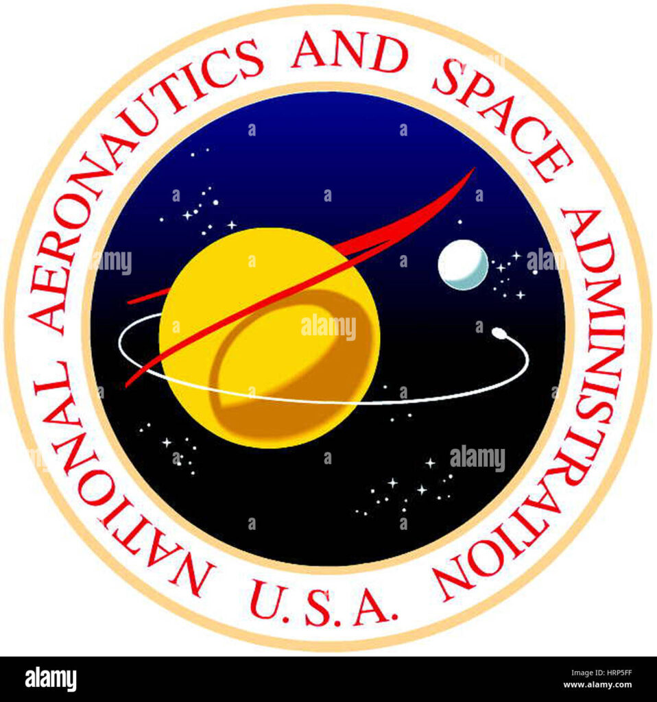 La Conquête Spatiale - Épisode 3 : La Réponse Chaotique (1957-1958).
Logo de la NASA en 1958